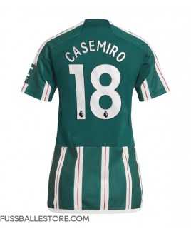 Günstige Manchester United Casemiro #18 Auswärtstrikot Damen 2023-24 Kurzarm